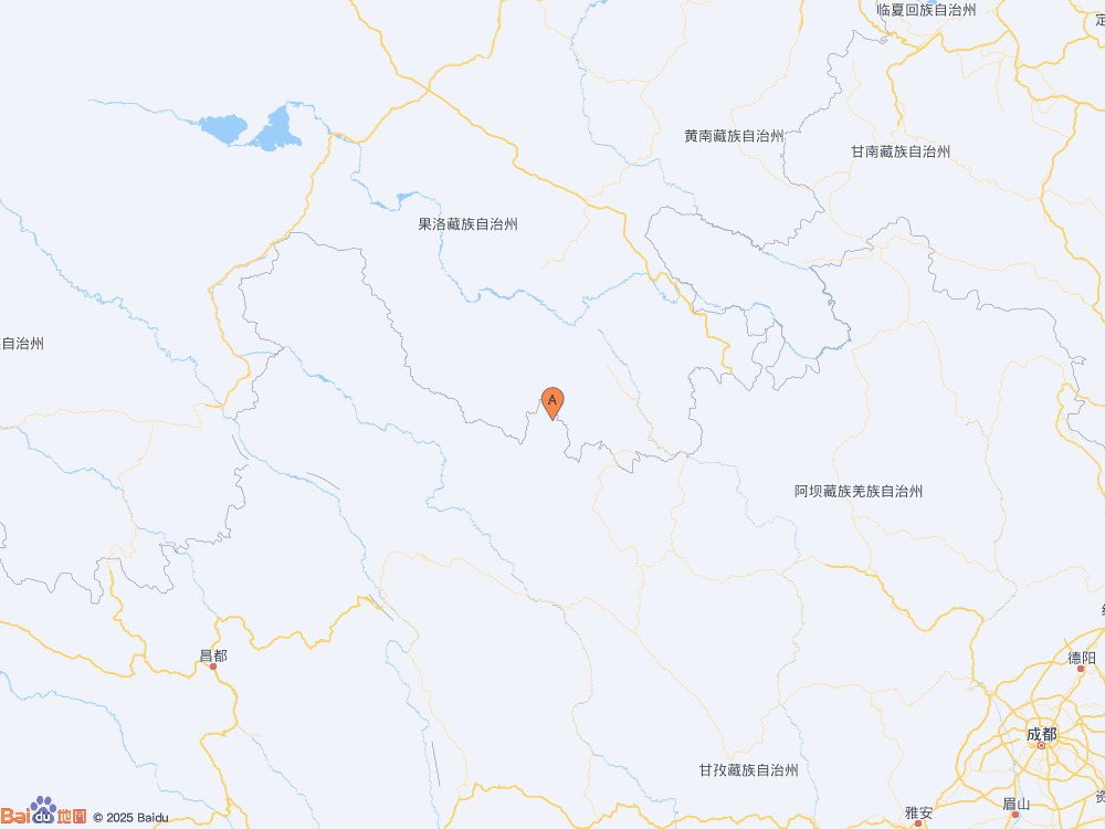 四川甘孜州色达县（北纬32.94度，东经100.00度）发生3.1级地震