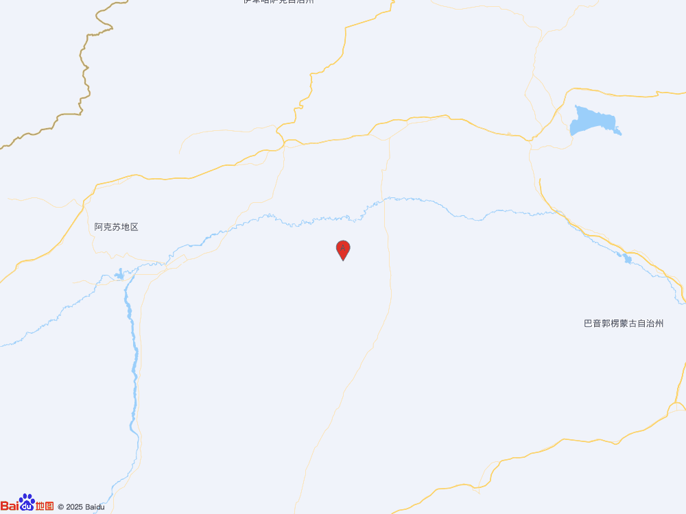 新疆阿克苏地区沙雅县（北纬40.60度，东经83.70度）发生3.9级地震