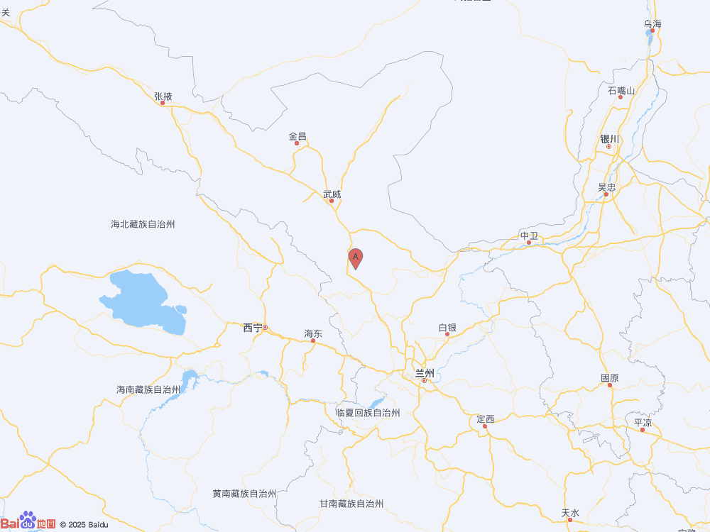 甘肃武威市古浪县（北纬37.27度，东经102.95度）发生3.0级地震