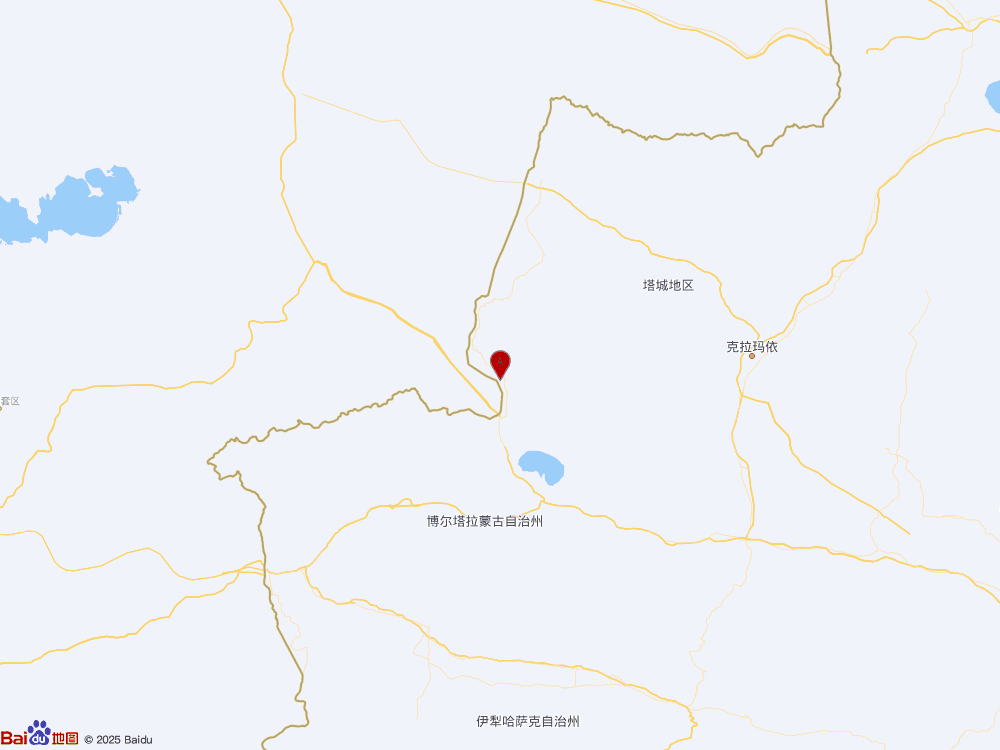 新疆塔城地区裕民县（北纬45.47度，东经82.58度）发生3.7级地震
